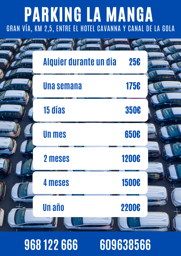 diferentes precios para aluilar una plaza de garaje, desde 25 euros dia a 2200 al año